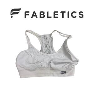 Fabletics White Sportsbra. Sz S
